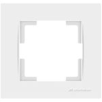 Ординарная рамка белая rita Mutlusan