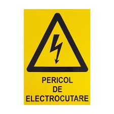 Indicator pericol de electrocutare 30*30*30 Indicator pericol de electrocutare 30*30*30