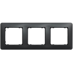Ramă triplă antracit sedna New Schneider