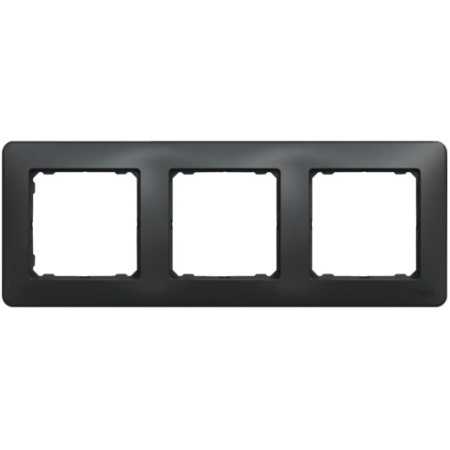 Рамка 3-я антрацит sedna New Schneider