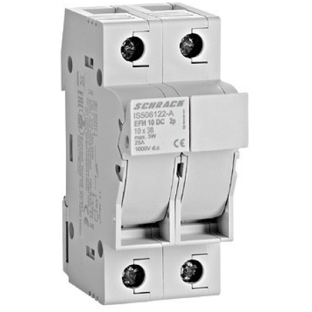 SUPORT PENTRU SIGURANTA FUZIBILA 2P 32A 1000VDC 10X38 USFULL