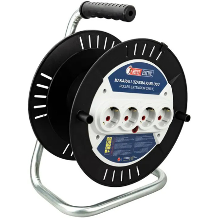 PRELUNGITOR PE TAMBUR 40M 4 PRIZE  3×2,5 mm2, Cupra