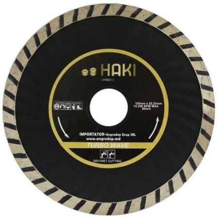 DISC DIAMANTAT 125X22.2 SEGMENTAT HAKI