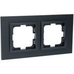 Рамка 2-я черная rita Mutlusan