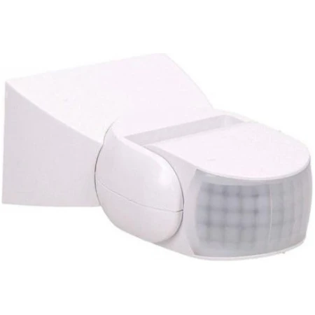 SENZOR DE MISCARE DUBLU 1200W 180-360W 12M IP56 ALB ORNO