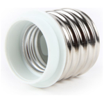 Переходник с цоколя белый с Е40 на Е27 Enext