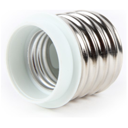 Adaptor soclu alb din E40 în E27 Enext