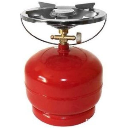 BUTELIE DE GAZ TURISTIC CU ARZATOR 4.8L