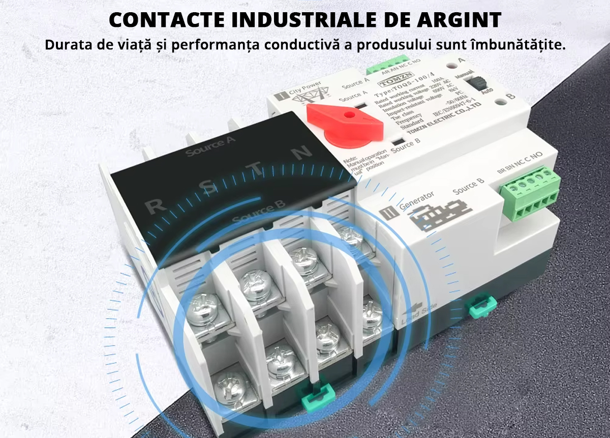 Comutator de transfer sarcină 4P Comutator de transfer sarcină 4P