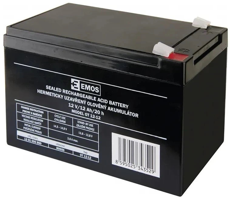 ACUMULATOR PT UPS 12V 6.3MM 103X156X105MM ELMOS ACUMULATOR PT UPS 12V 6.3MM 103X156X105MM ELMOS