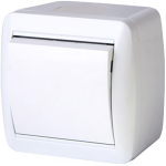 Întrerupător unitar cap-scară aparent alb 220V 10A IP44 220V Enext