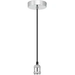 SET DE SUSPENDARE CU PANDATIV DECORATIV NEGRU AY45-00101