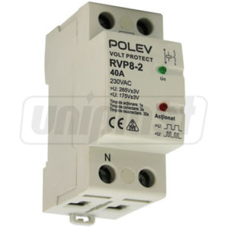 Releu de tensiune volt 63A 2P