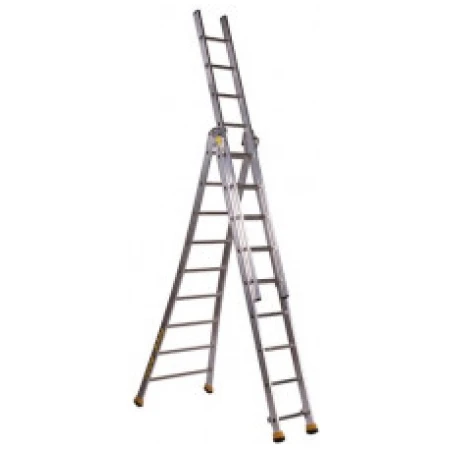 Алюминиевая стремянка выдвижные VHR HK 3x10 6812 cm 268 cm алюминий 3-х секционные ELKOP