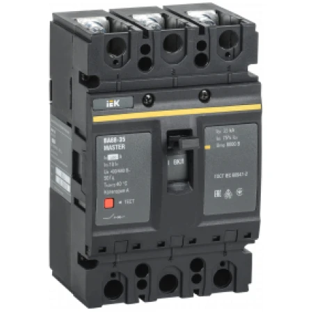 INTRERUPATOR AUTOMAT VA88-35 3P 100А 35kA IEK MASTER CU MICROPROCESOR