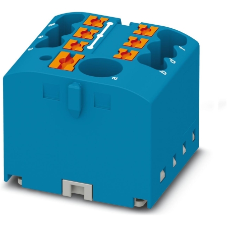 BLOC DE DISTRIBUTIE 1INT 0.5-10M 6ESIRI 0.14-2.5MM 12X2.5 ALBASTRU WKDO