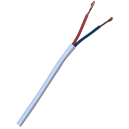 Кабель и провод ШВВП 2x0.75mm белый медный