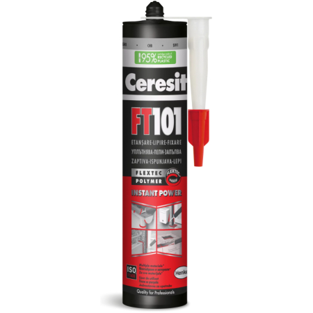 ADEZIV PE BAZA DE POLIMERI GRI 280ml CERESIT