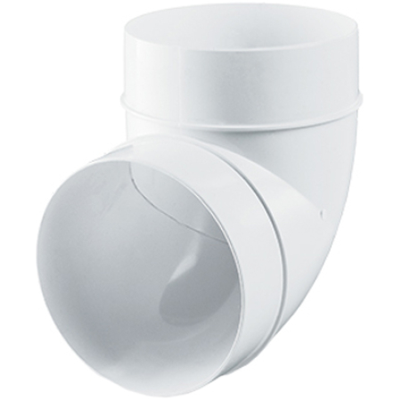 Conector de aeroduct alb plastic 137 x 30 x 100 mm Ventika