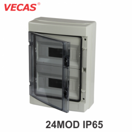 DULAP DE DISTRIBUTIE APARENT HA-24MOD (PLASTIC) IP65 DULAP DE DISTRIBUTIE APARENT HA-24MOD (PLASTIC) IP65