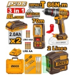 SET DIN 3 SCULE PE ACUMULATOR INGCO