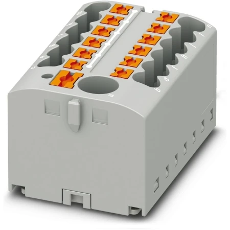 BLOC DE DISTRIBUTIE 1INT 0.5-10M 6ESIRI 0.14-2.5MM 12X2.5 GRI WKDO