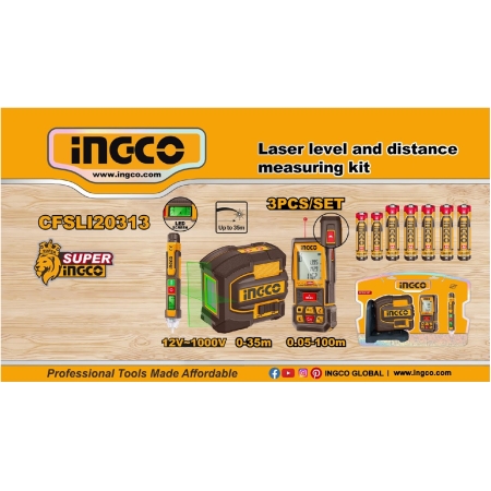 SET DE 3 INSTRUMENTE INGCO