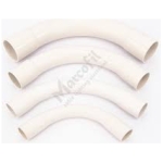 Mufă 90 ° alb 20mm Elmax