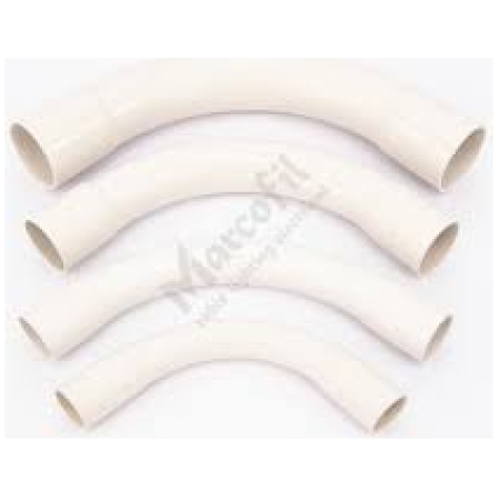 Муфта 90 ° белый 20mm Elmax