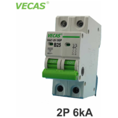 Выключатель автоматический IA2PC25V 25A 2P 2P Vecas