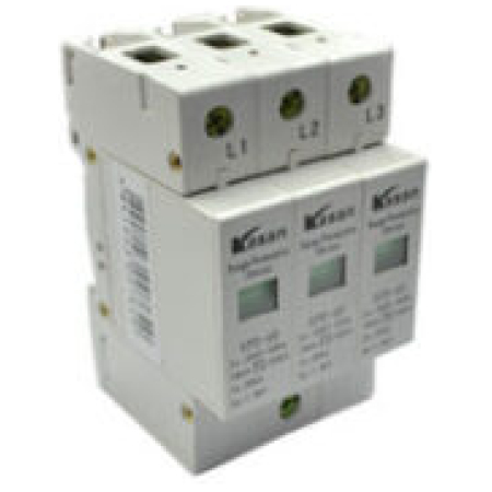 Разрядник высоково напряжения 400B 60/30 KA 3P Vecas