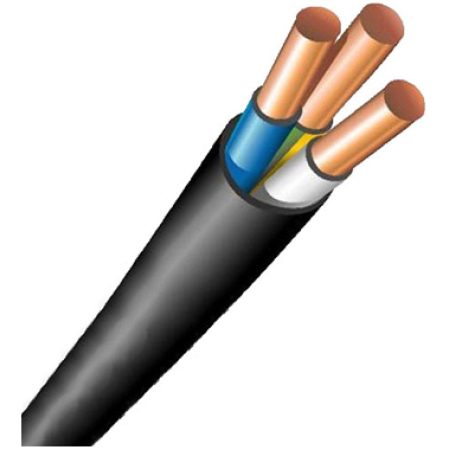 Cablu VVGngls VVGngls 3x10mm negru 3x10mm cupru