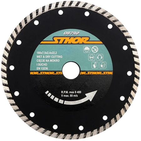 180mm disc cu diamant Sthor