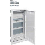 Металлический шкаф 36 модуля метал Hager