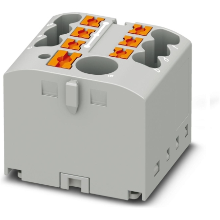 BLOC DE DISTRIBUTIE 1INT 0.5-10M 12ESIRI 0.14-2.5MM 12X2.5 GRI WKDO