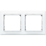 Ramă dublă albă rita Mutlusan