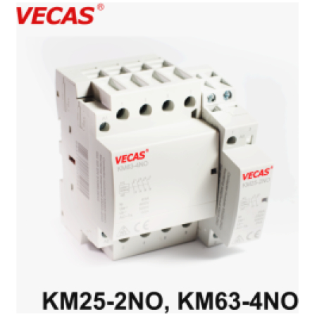 Контактор модульный 220B-220B 63A 4P 63A 4P Vecas