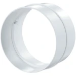 Conector de aeroduct alb plastic 62 x 100 mm Ventika