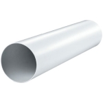 Canal de ventilare alb PVC 1500 x 100 mm Ventika