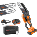 FIERESTRAU CU 2 LANTURI SI 2 LAME +1 BATERIE X 1.5Ah