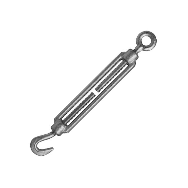 Întinzător tip cârlig-inel M8 metal pentru tros Întinzător tip cârlig-inel M8 metal pentru tros