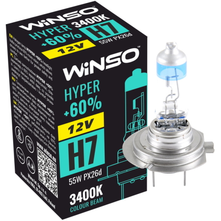 LAMPA CU HALOGEN WINSO H7 12V 55W