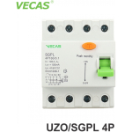 INTRERUPATOR DIFERENTIAL UZO/SGPL 4P 40A 30mA 6kA tip AC, VECAS