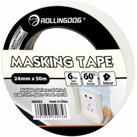 BANDA DE MASCARE WASHI 24MMX50M 60C ROLLINGDOG