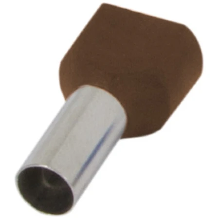 Papuc izolat cafeniu 2X10MM2 Enext