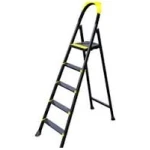 SCARA PLIABILA DIN OTEL NEAGRA 4+1 LEO EUROSTEP