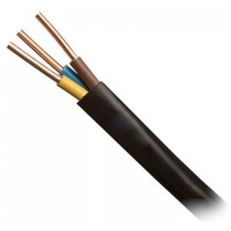 Cablu VVGng 3x10mm negru cupru