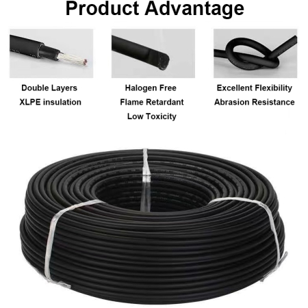 Cablu Solar negru 1X4 mm CS14N