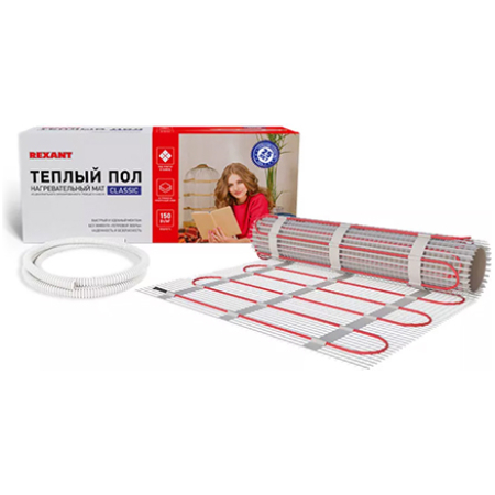 Теплый пол 1500В 10m2(0.5*20m) Rexant