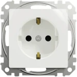 Priză cu obturator cu împământare albă incorporabilă 16A IP20 220V sedna New Schneider
